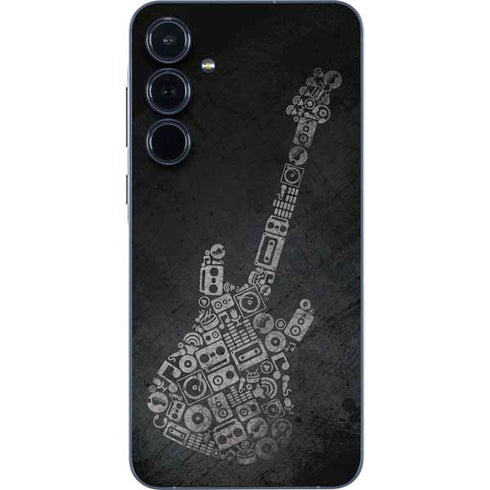 Guitar Pattern Galaxy A55 5G Skin
